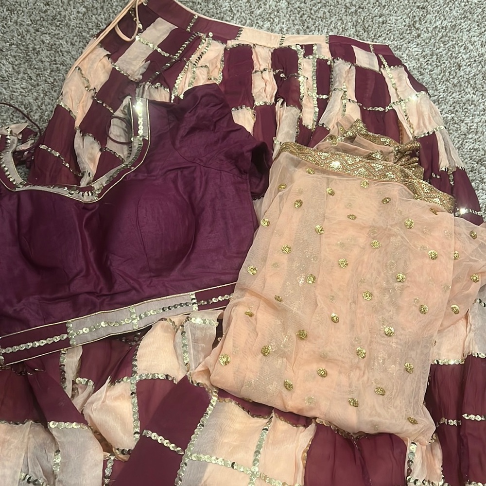 Indian chaniya choli/lengha